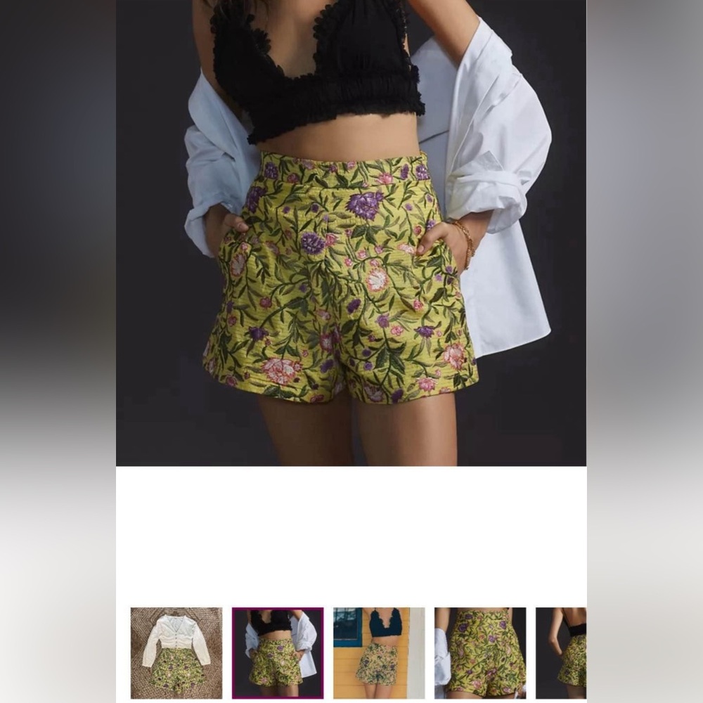 BRANDNEW never worn Anthropologie floral shorts